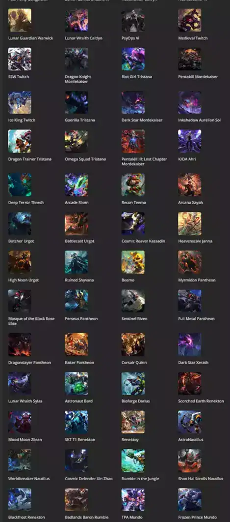 145 Skins Mail Access | LAN