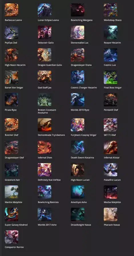 145 Skins Mail Access | LAN