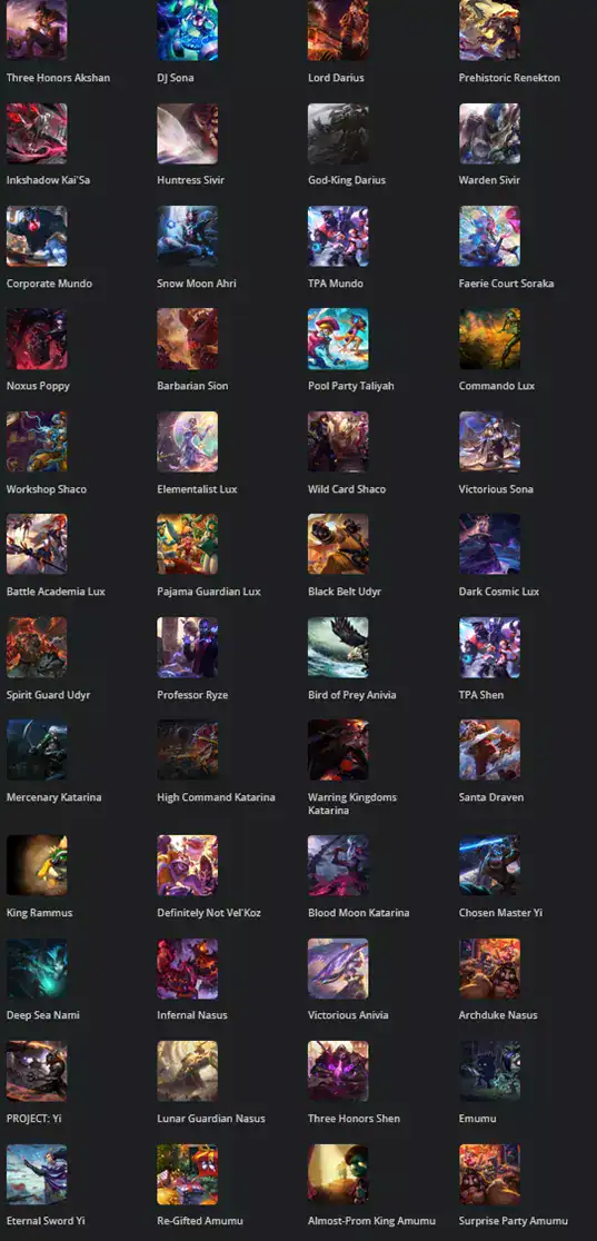 200 Skins Mail Access | VIETNAM