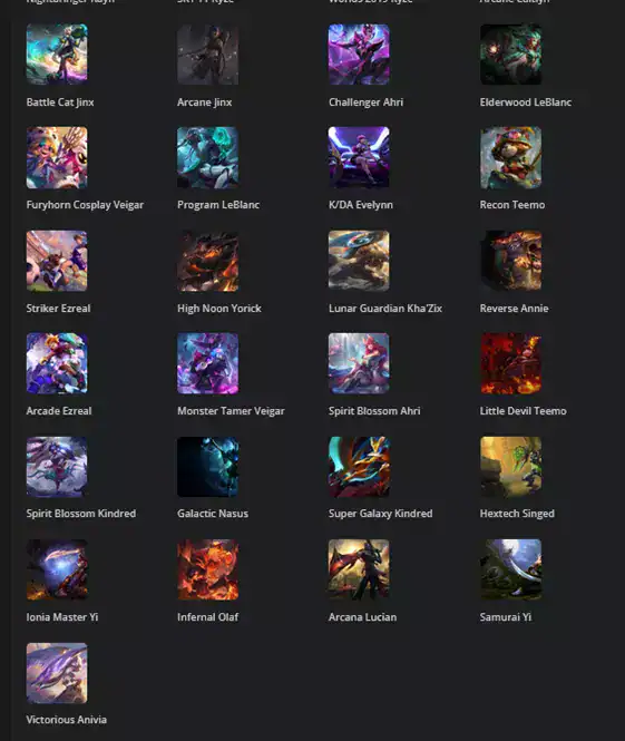 73 Skins Mail Access | LAS