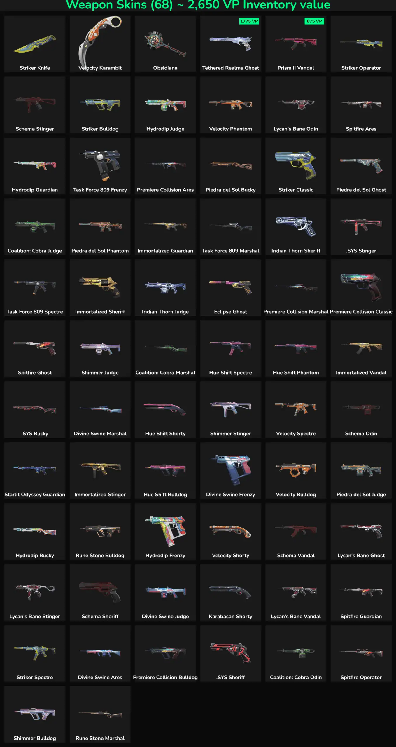 Fortnite skins in inactive status, available for purchase in NA region. Includes popular skins and w.