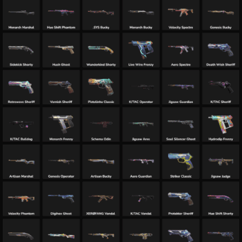 Inactive Fortnite skins from LATAM region with vibrant designs and unique styles.