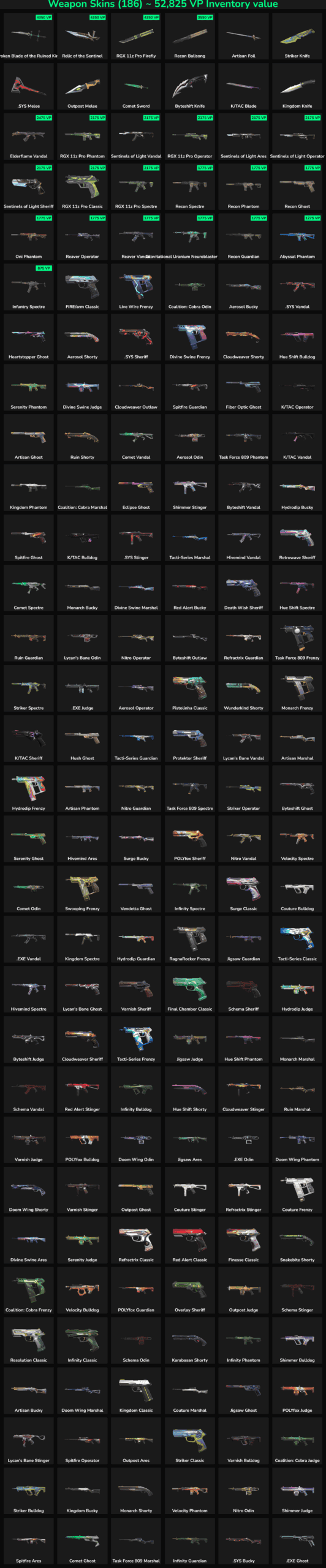 Inactive Fortnite skins displayed in the NA region.