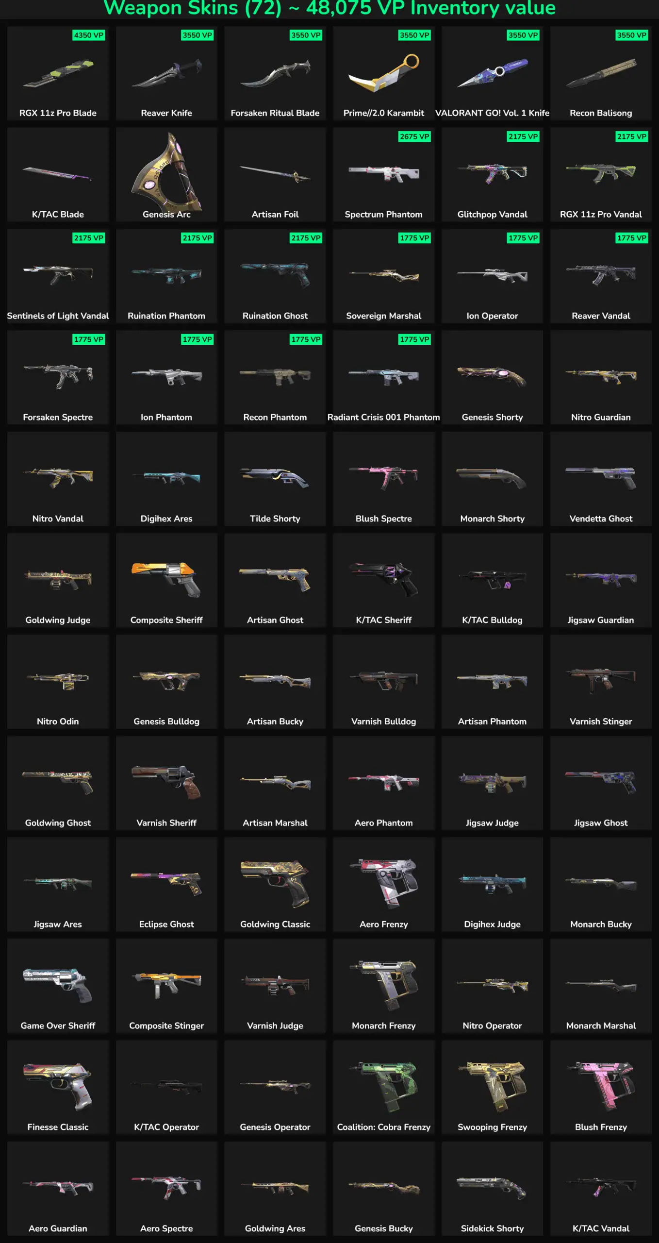 Fort. skins inactive in Fortnite with weapons and accessories.