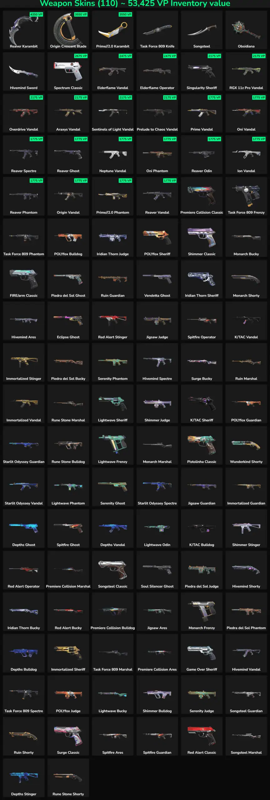 Fortnite account with inactive weapon skins for LATAM region.