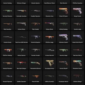 Collection of inactive Fortnite skins and weapons for NA servers.