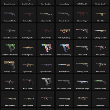 High-quality Fortnite weapon skins for sale. Inactive skins with exclusive designs for Fortnite play.