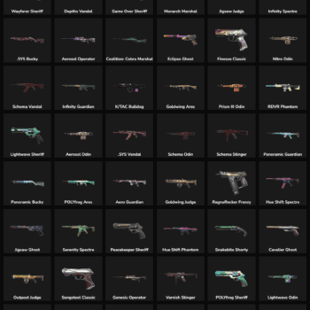 Collection of inactive Fortnite skins for LATAM region.