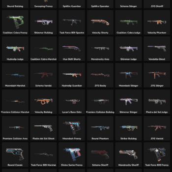 Fortnite inactive weapon skins for sale, including rare and popular skins for Fortnite accounts.