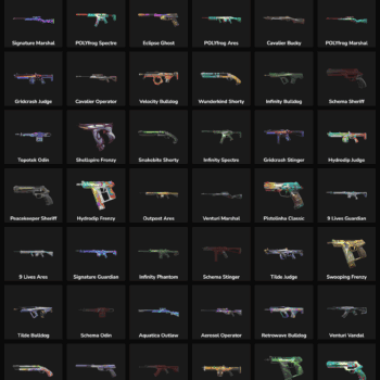Fortnite inactive skins and weapon cosmetics for LATAM players.