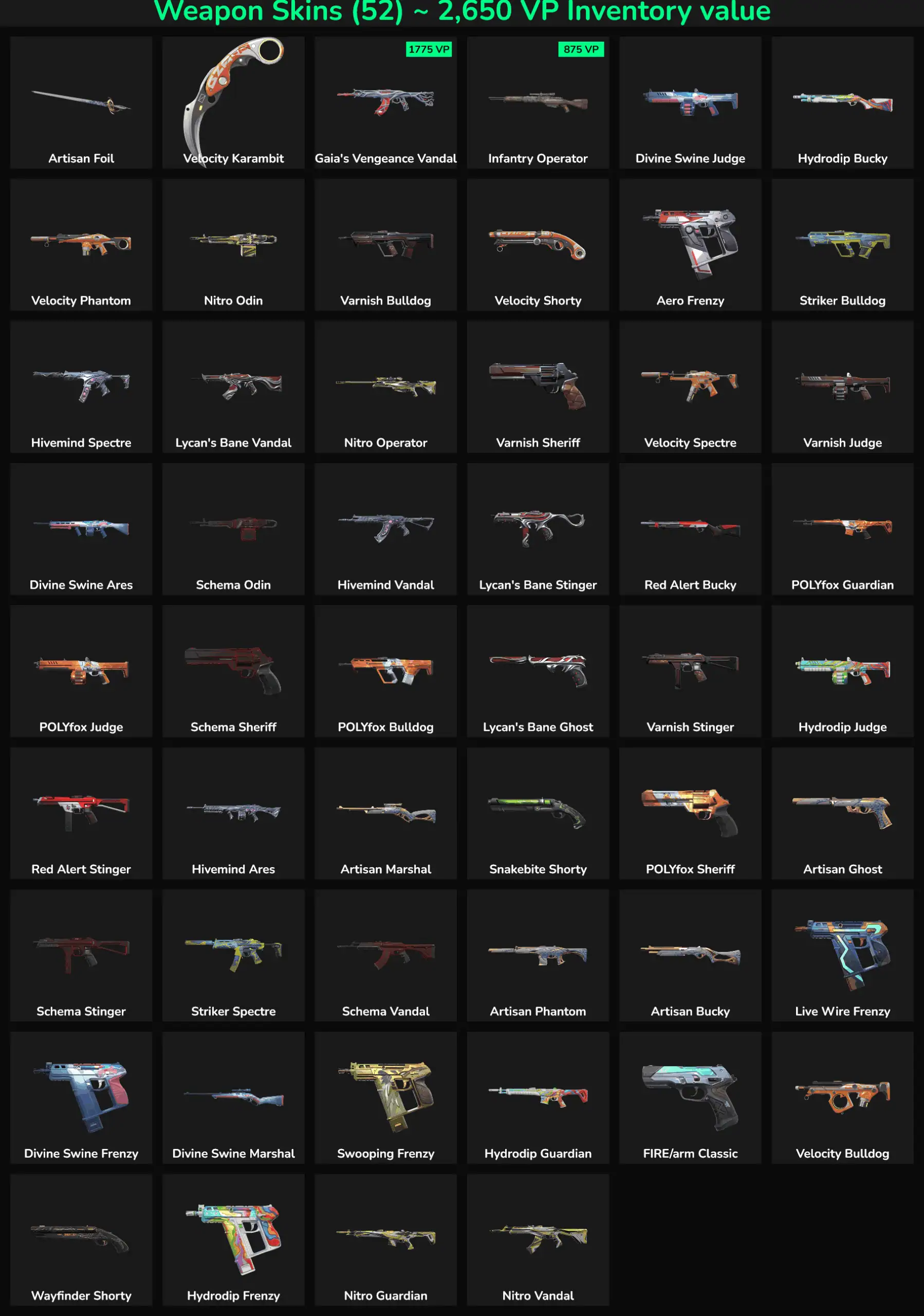 Fortnite inactive skins for sale, including popular Fortnite skins and V-Bucks inventory.