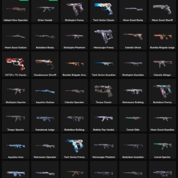 Fort. skins inventory with rare and popular weapons and skins for Fortnite accounts.