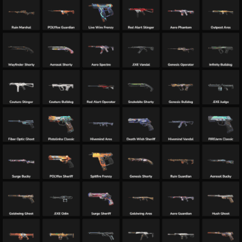 Inactive Fortnite skins displayed for LATAM region players.
