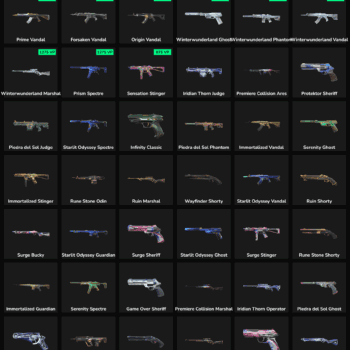 Fortnite inactive skins collection for NA servers.