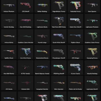 Image of various inactive Fortnite skins for North America servers.