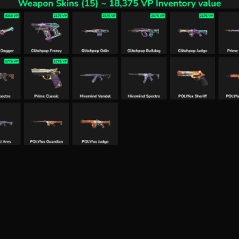 High-Quality Fortnite skins for sale, including Glitchpop, Prime, and Hivemind designs.