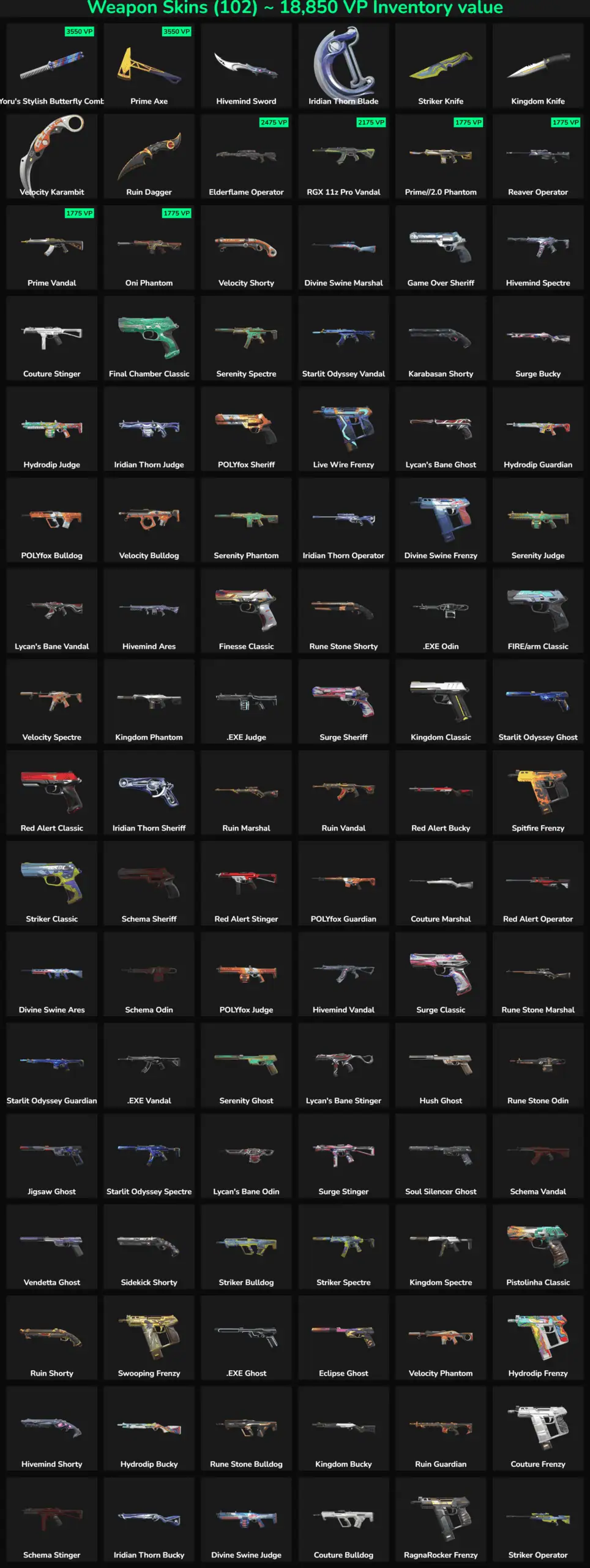 Fortnite weapon skins inactive in LATAM region.
