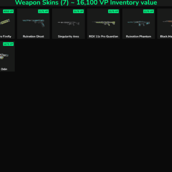 RGX 11z Pro Firefly Fortnite weapon skin.