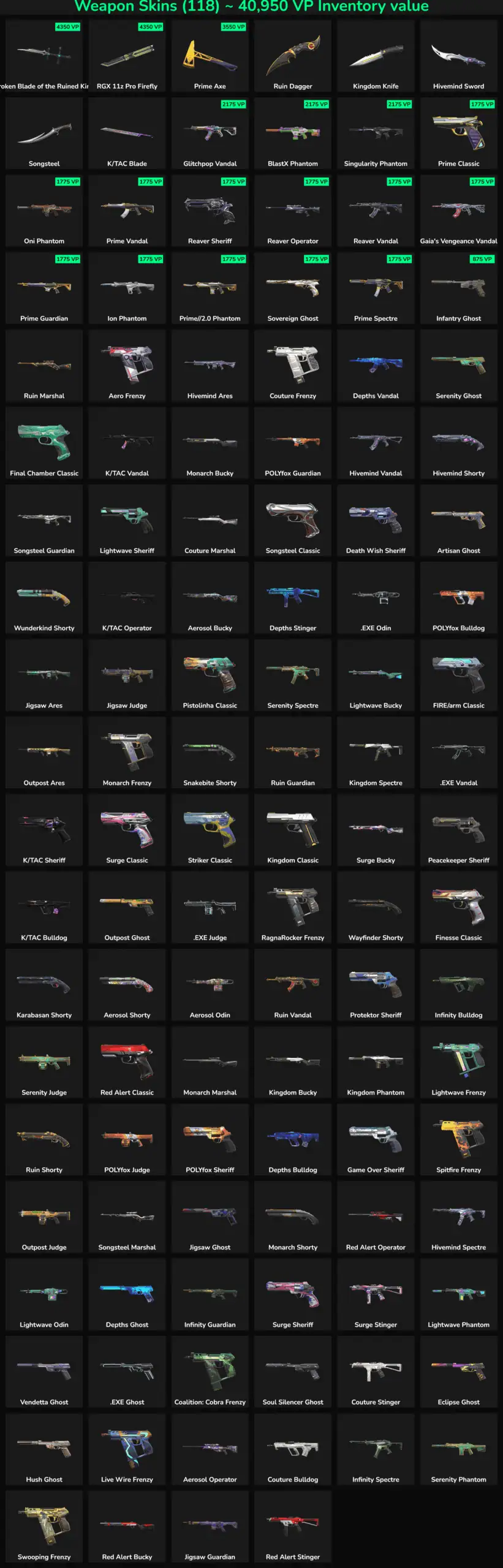High-quality Fortnite weapons for sale.