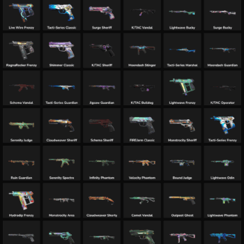 Fortnite weapon skins with vibrant designs and rare editions for your account.