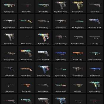 High-quality Fortnite weapon skins for sale.
