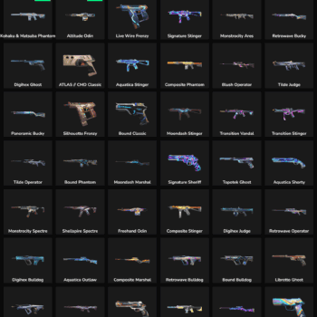 High-quality Fortnite weapon skins for sale.