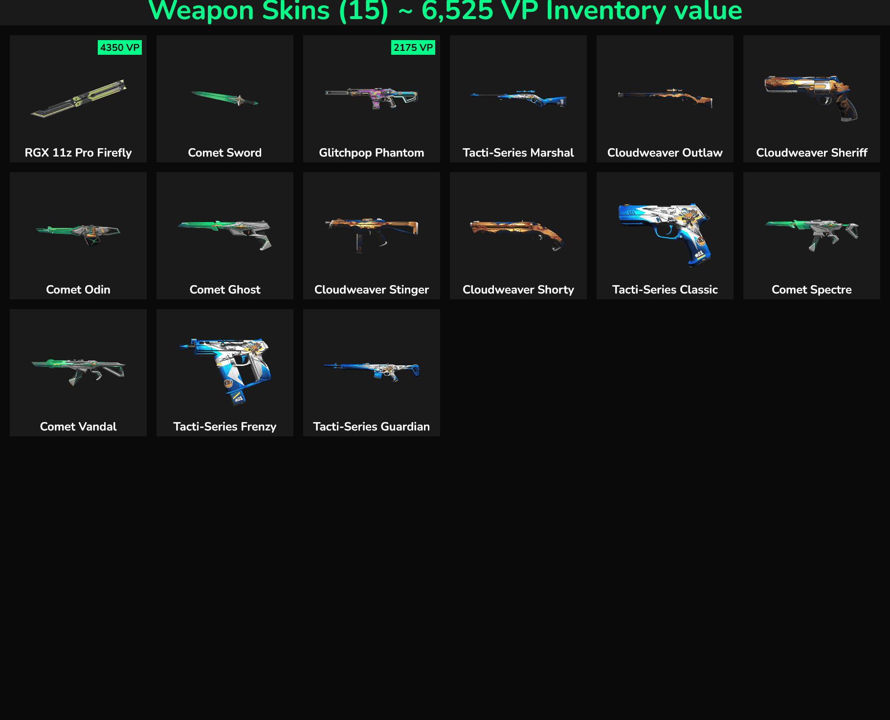 Fortnite weapon skins with vibrant designs and high rarity for your account.