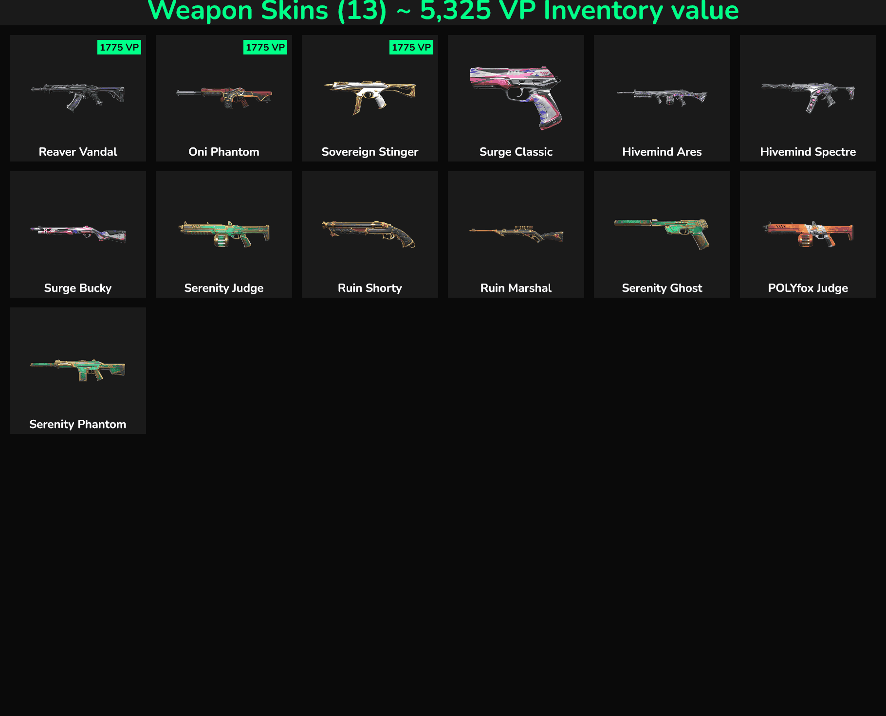 High-quality Fortnite weapon skins for sale.