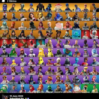 High-quality Fortnite account skins featuring popular characters and rare styles for Fortnite enthus.