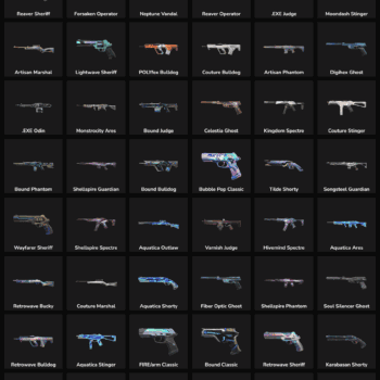 High-quality Fortnite weapon skins and account items for sale.